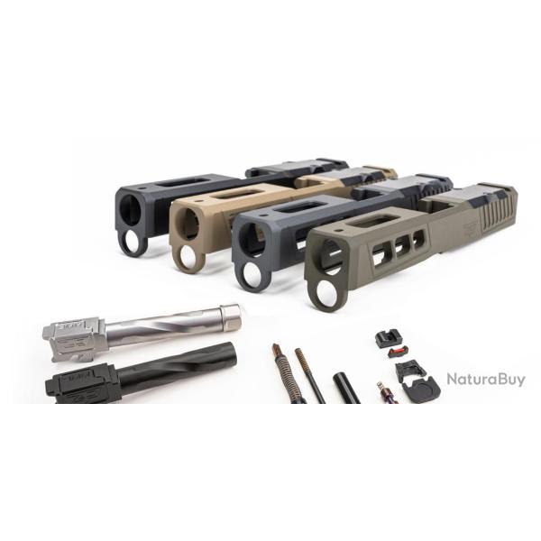 Culasse compl�te Zaffiri Precision Complete Upper for Glock 17 Gen 5 - Slide, Barrel, Parts, and Sig