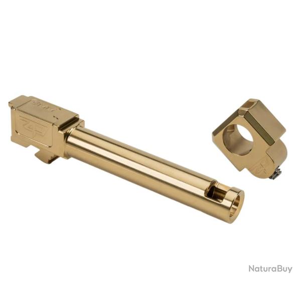 Canon Zaffiri Precision Canon Zaffiri Precision G19 Barrel - Straight Fluting Flush & Crown - TiN (G