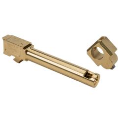 Canon Zaffiri Precision ZP Threadless Compensator for Glock 19 Gen 5 - TiN (Gold)
