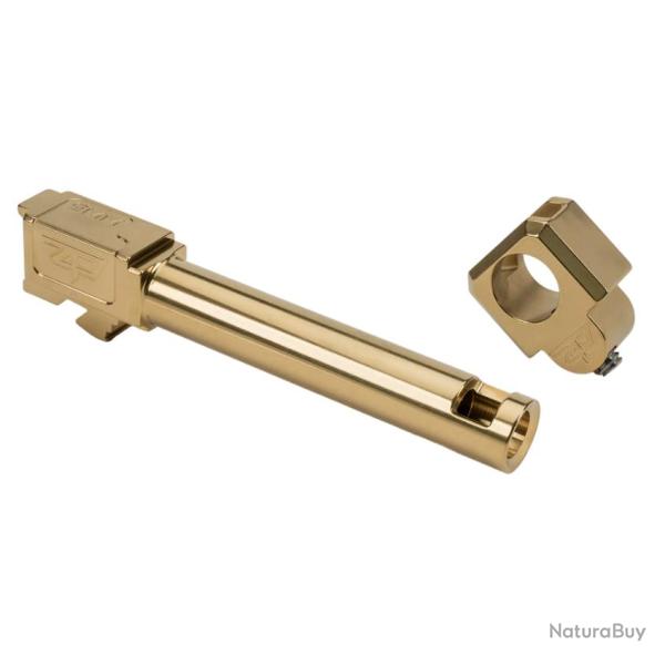 Canon Zaffiri Precision ZP Threadless Compensator for Glock 19 Gen 5 - TiN (Gold)