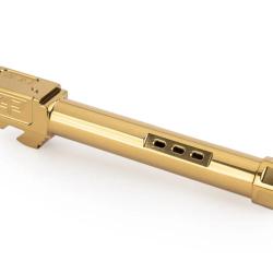 Canon Zaffiri Precision G17 Barrel - Ported and Threaded - TiN (Gold)