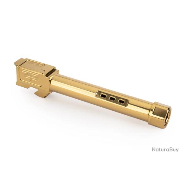 Canon Zaffiri Precision G17 Barrel - Ported and Threaded - TiN (Gold)