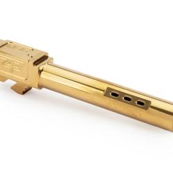 Canon Zaffiri Precision G17 GEN 5 Barrel - PORTED - TiN (Gold)