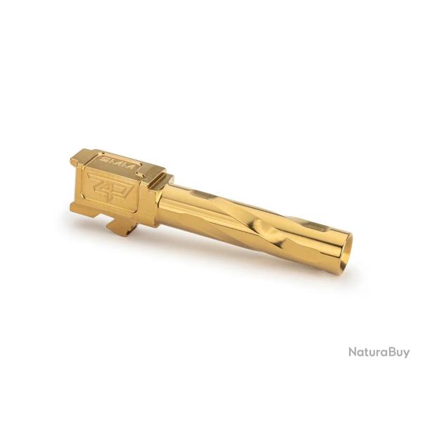 Canon Zaffiri Precision G19 Barrel - Flush and Crown - TiN (Gold)