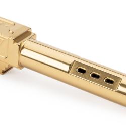 Canon Zaffiri Precision G19 Barrel - PORTED - TiN (Gold)