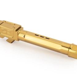 Canon Zaffiri Precision G19 Barrel - TOP Ported and Threaded - TiN (Gold)