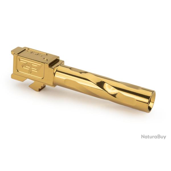 Canon Zaffiri Precision G19 GEN 5 Barrel - Flush and Crown - TiN (Gold)