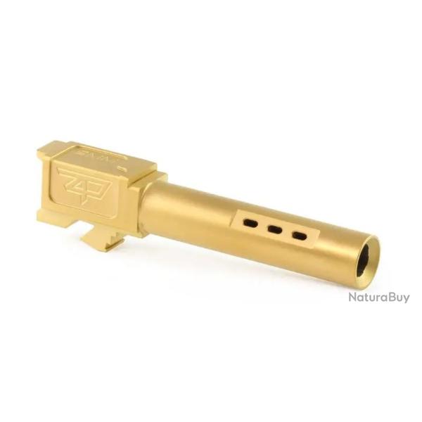 Canon Zaffiri Precision G19 GEN 5 Barrel - PORTED - TiN (Gold)
