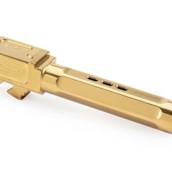 Canon Zaffiri Precision G19 GEN 5 Barrel - TOP Ported - TiN (Gold)