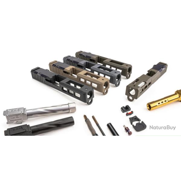 Culasse Compl�te Zaffiri Precision Complete Upper for Glock 19 Gen 3 - Slide, Barrel, Parts, and Sig