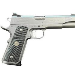 Wilson Combat Pistolet CQB Elite Stainless 1911 9x19 Plaquettes G10 Gris/Noir