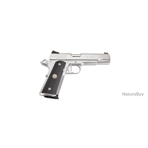 Wilson Combat Pistolet CQB Elite Stainless 1911 9x19 Plaquettes G10 Noires