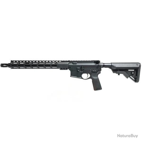 Carabine SOLGW M4-L89 Rifle - 14.5" 5.56 MidGas, 13.75" L89 rail - w/ PCW HUXWRX FH - Anodized Black