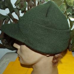 ARMEE AMERICAINE U.S : CASQUETTE JEEP OU BEANIE  AVEC TISSU PROTECTION DES OREILLES  , TAILLE UNIQU