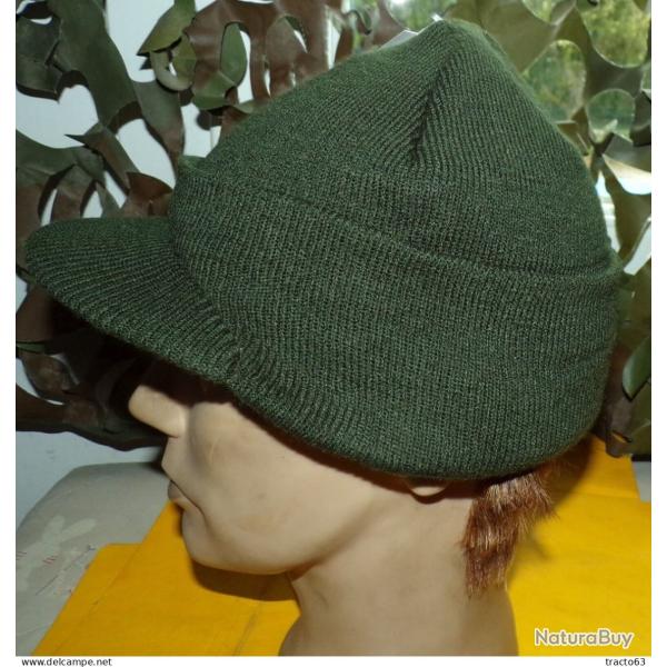 ARMEE AMERICAINE U.S : CASQUETTE JEEP OU BEANIE  AVEC TISSU PROTECTION DES OREILLES  , TAILLE UNIQU