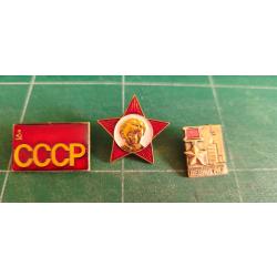 Lot m&eacute;dailles russe URSS WW2