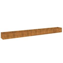 Jardini&egrave;re sur&eacute;lev&eacute;e d&eacute;corative pour jardin balcon terrasse 482 x 50 x 36 cm avec support robuste e