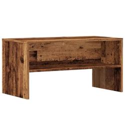 Meuble TV vieux bois moderne rangement pratique 80 x 40 x 40 cm en bois ing&eacute;nierie vieux bois 02_00