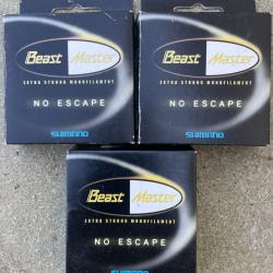 3 BOBINES FIL DE PECHE SHIMANO 0,45 et 0,23