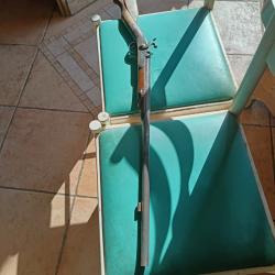 Superbe fusil mono coup a chien du 19 &egrave;me si&egrave;cle crosse d&eacute;montable sur piton