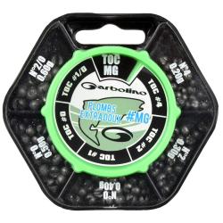 Boite Distributrice De Plombs Garbolino Extra Doux 5 Compartiments Taille 4-5-6-7-8