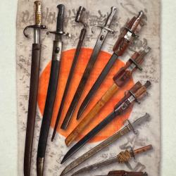 bayonets of japan raymond C Labar.    rare !