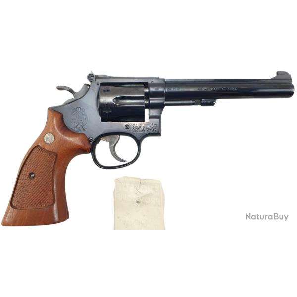 BRADERIE OCCASION - REVOLVER SMITH&WESSON MOD.17-4 CALIBRE 22LR CANON 6" - BEL ETAT