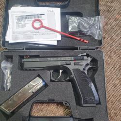 occasion &eacute;tat neuf : CZ 75 SP-01-SHADOW cal 9x19 LUGER ayant tr&egrave;s peu tir&eacute;