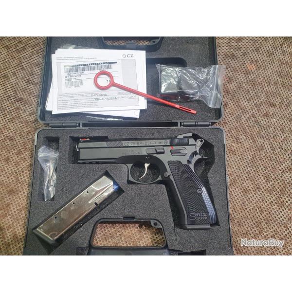 occasion �tat neuf : CZ 75 SP-01-SHADOW cal 9x19 LUGER ayant tr�s peu tir�
