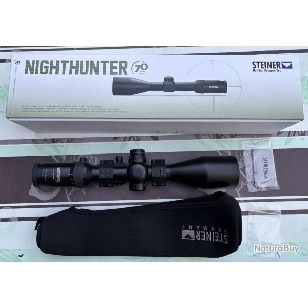 Lunette STEINER Nighthunter Xtreme 3-15x56 avec bloc de montage ERATAC pour rail Picatinny