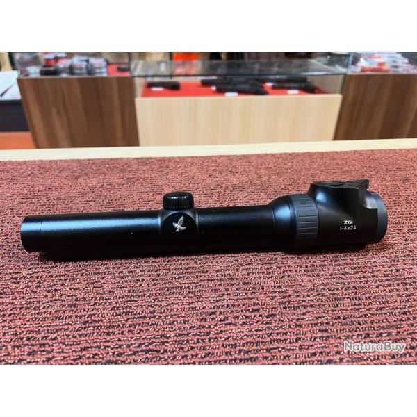 LUNETTE SWAROVSKI Z6I 1-6X24 MONTAGE RAIL SR SWAROVSKI RETICULE 4AI - OCCASION TRES PROPRE