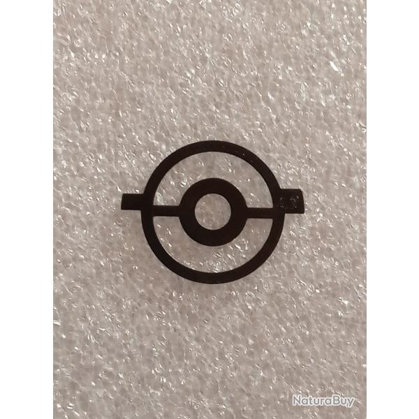 Insert guidon Ansch�tz 4,3mm m�tal m�tal