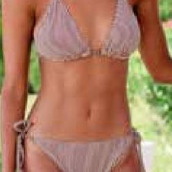 Maillot 2 pi&egrave;ces femme LAGON BLEU EMY MARIN GAUFR&Eacute; 36 Terracotta