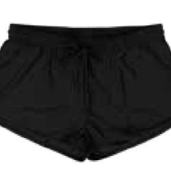 Short de Bain Femme Lagon Bleu "Charlotte Uni" 36 Noir