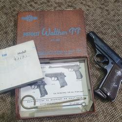 OCCASION ETAT NEUF: pistolet MANURHIN mod&egrave;le WALTHER PP calibre 7,65 BROWNNING