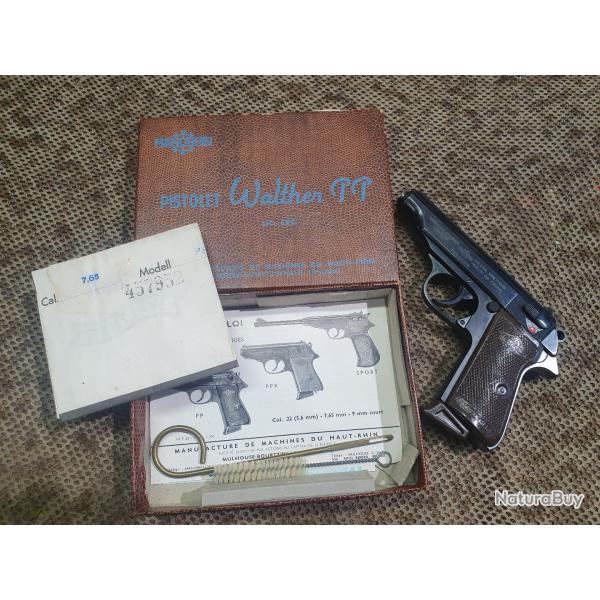 OCCASION ETAT NEUF: pistolet MANURHIN mod�le WALTHER PP calibre 7,65 BROWNNING