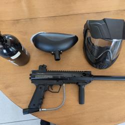 Pack paintball Valken complet (lanceur + bouteille + masque + hopper)