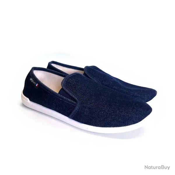 Espadrilles Rescudo Bleu Marine pour Homme - Tige Basse 44