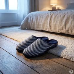 Chaussons mules Docean homme Bleu marine