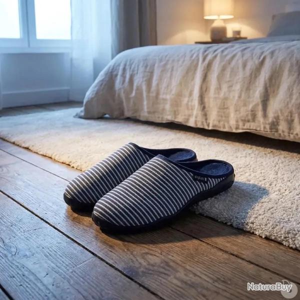 Chaussons mules Docean homme Bleu marine
