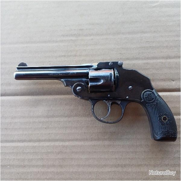 IVER JOHNSON TOP BREAK SAFETY HAMMERLESS 2nd mod�le cal 38sw