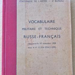 T.T.A.164 Vocabulaire militaire et technique Russe-Fran&ccedil;ais