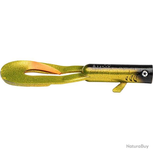 Leurre souple LMAB Drunk dancer 12cm Gold orange