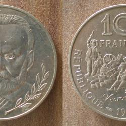 France 10 Francs 1985 Victor Hugo Commemo Piece
