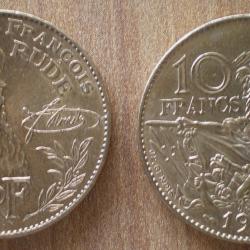 France 10 Francs 1984 Francois Rude Neuve Commemo 200 Ans 1784 1984