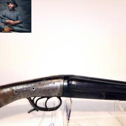 (2996) Fusil De Chasse Juxtapos&eacute; Manufrance Ideal Cal.16/70 - OCCASION