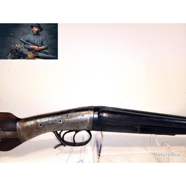 (2996) Fusil De Chasse Juxtapos� Manufrance Ideal Cal.16/70 - OCCASION