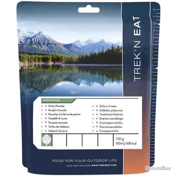 Pancakes � la farine de potiron lyophilis�s Trek'n Eat