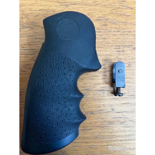 POIGNEE GRIPS HOGUE SMITH ET WESSON 29 N FRAME SQUARE BUTT CARRE COMME NEUVE