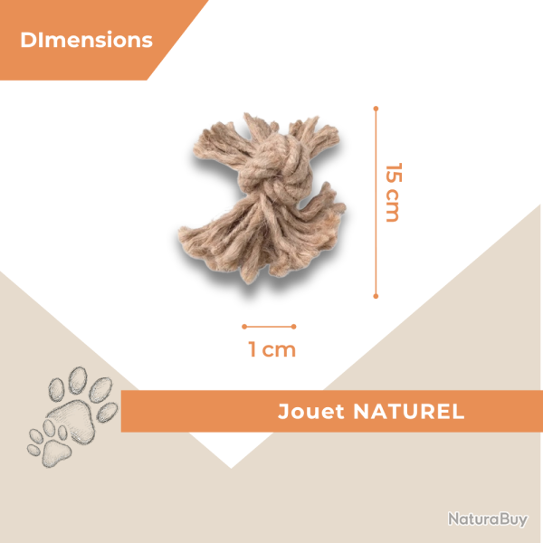 Corde Un Noeud XS (1cm x 15cm)